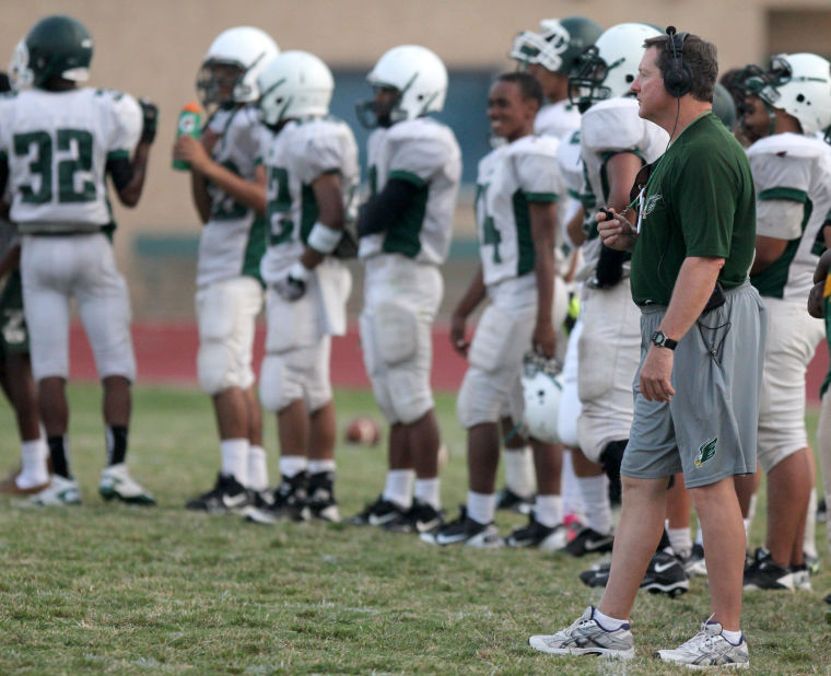 Ellison Football Spring Practice - Bill Farley